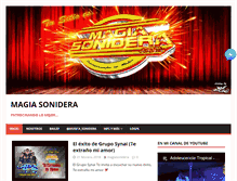 Tablet Screenshot of magiasonidera.com